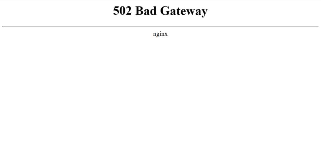 bad gateway là gì